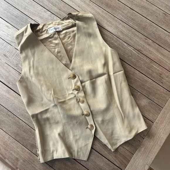 Vintage Yves Saint Laurent Vest - Picture 2 of 5